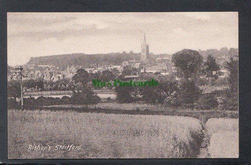Hertfordshire postcard view - postcard,