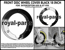 FRONT DISC WHEEL COVER BLACK