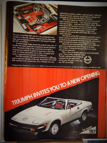 Triumph tr7 convertible - triumph, sports