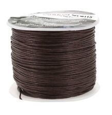 0.5 mm Dark Brown Wax Cotton Macrame Cord String Jewellery Bracelet Necklace