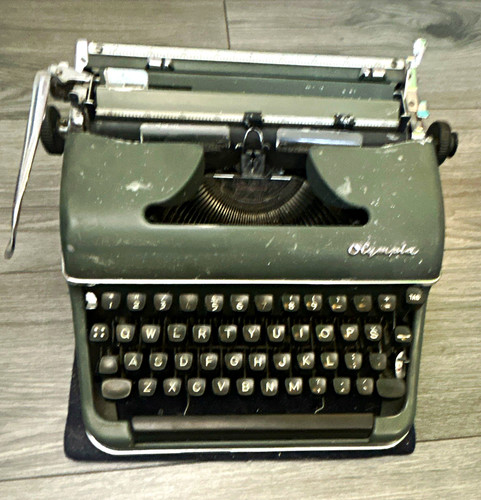 Olympia vintage green - vintage, metal