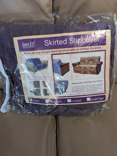 Easy fit skirted slipcover for - slipcover,