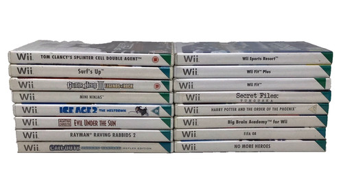 Nintendo wii games bundle x16 - games,