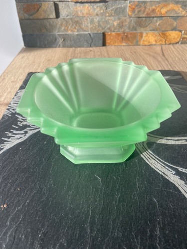 Bagley art deco glass - glass, dish