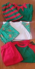 Baby Christmas Pyjamas - Job Lot X 7  assorted sizes/design. ideal for vinyl