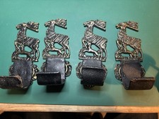 Antique Brass Gun Holder Wall Mounts