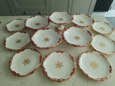 Antique Davenport Dessert Set