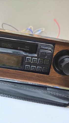Vintage hitachi car radio - hitachi,