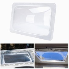 XMK 18"x26" RV Skylight Replacement Dome Clear for Camper Trailer Motorhome Roof