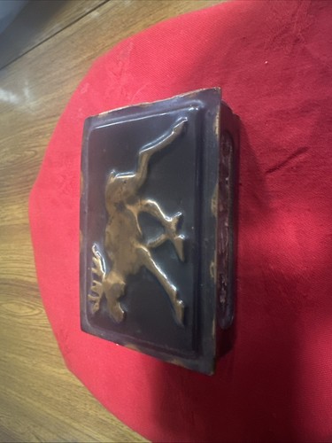 Vintage copper matchbox cover - copper,