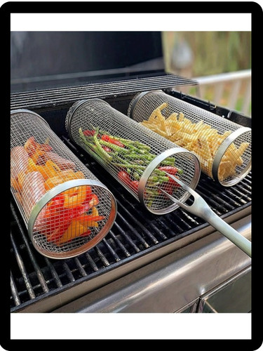 2pcs stainless steel bbq grill - 2pcs,