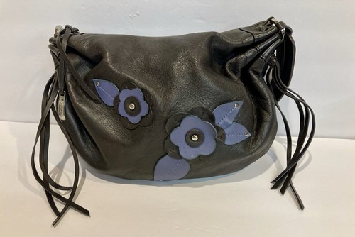 Lancel gousset grained - grained, leather