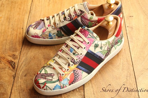 Gucci ace floral - floral, leather