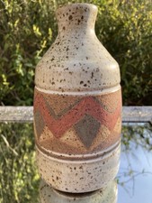 Studio Pottery Textured Vase /