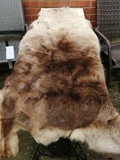 Genuine Reindeer Fur Rug/ Throw Or Wall Hanging.Large Size As New..No Tags