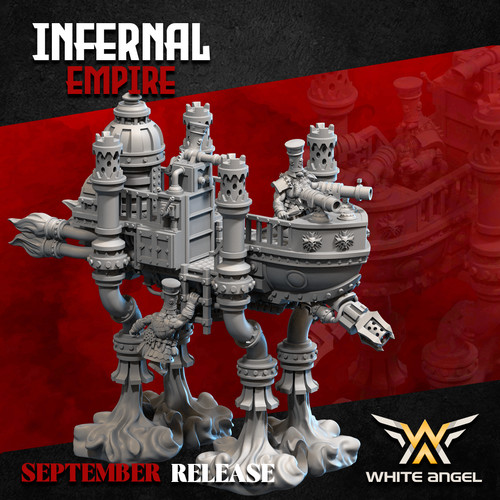 Infernal navy resin miniature - navy,