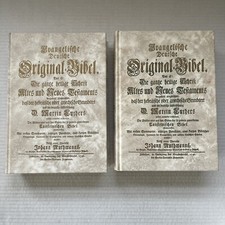German Bible W/ Translation Of