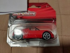 Majorette Alfa Romeo 4C Spyder Red Convertible Diecast Model Car 1:56 New UK SEL