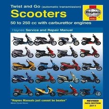 Twist and Go (automatic transmission) Scooters Service and Repair Manual 50-250c