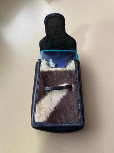 Zebra playing card - case, holder