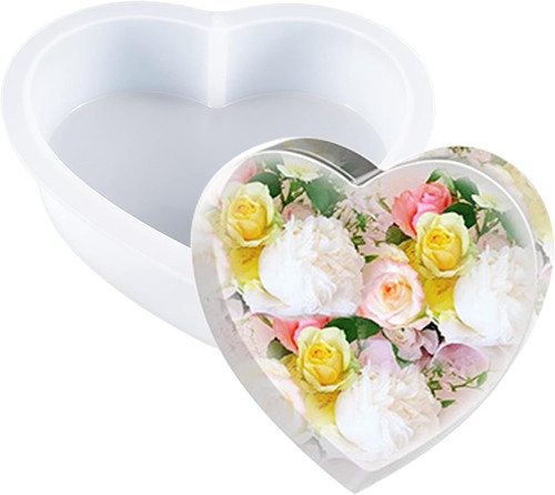 Heart epoxy resin moulds - resin,