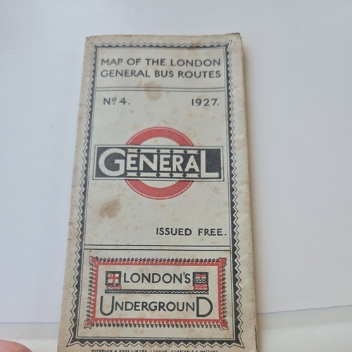 1927 map of london - map,