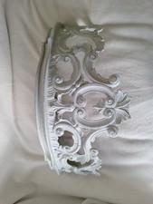 FRENCH FILIGREE UPCYCLED SHELF IN JEANNE D ARC LIVING PAINT