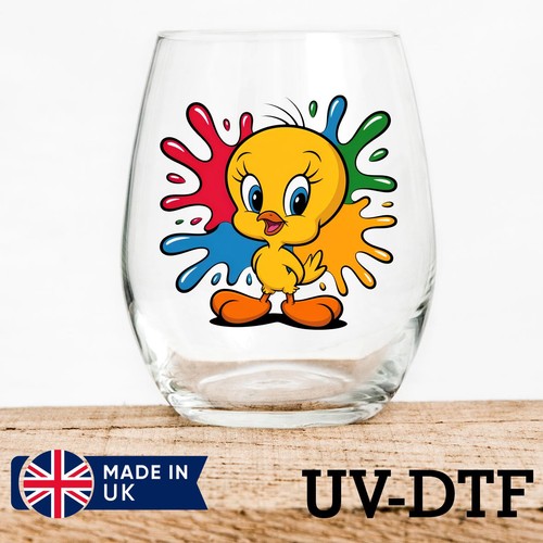 Tweety bird 8pcs dtf - bird, uv