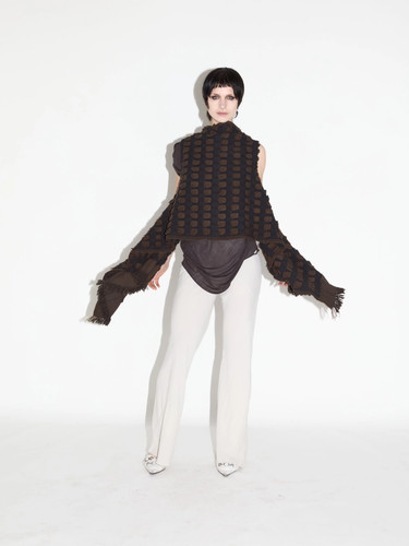 Haat issey miyake shawl - shawl, vest