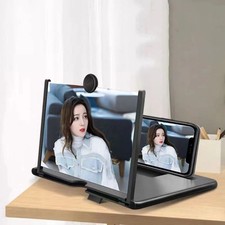 12inch Mobile Phone Screen Magnifier 3D HD Video Amplifier Stand New Model UK