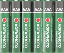 6x AAA RECHARGEABLE BATTERIES