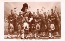 Drum Major And Pipes Scottish