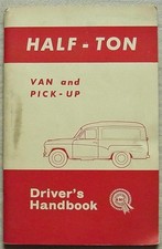 BMC AUSTIN MORRIS HALF TON VAN & PICK UP Drivers Handbook May 1965 #AKD3902C