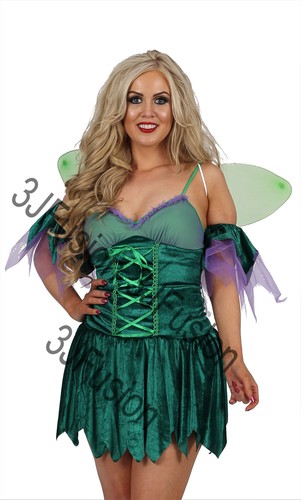 Women adult green fairy - fairy, pixie