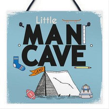 Little Man Cave Hanging Door