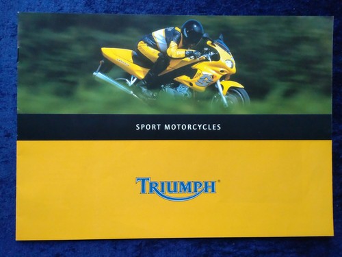 Triumph sport motorcycle range - triumph,