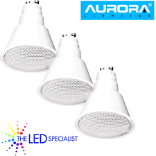AURORA AU-GUF401130 SGU10 7W 3000K LED GU10 Non-Dimmable Spot Light, Pack of 3