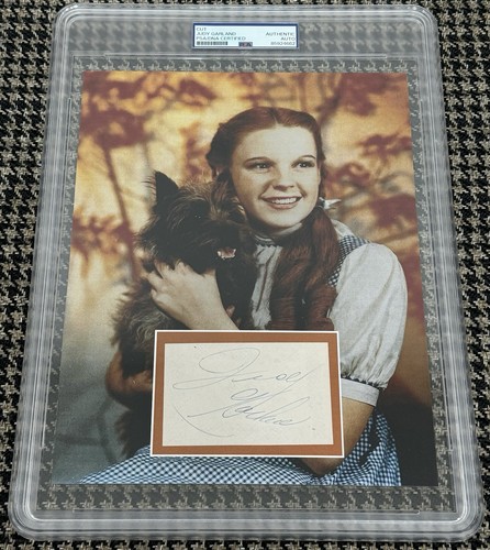 Judy garland signed autograph - judy,