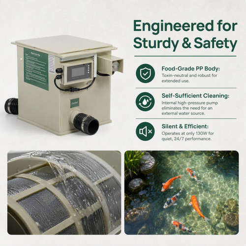 Automatic backwash rotary drum - automatic,