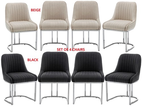 Velvet dining chairs - ,