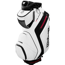 Wilson Alpine Cart Bag 14 Way Full Length Divider & 11 Pockets - White/Black