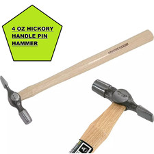 Neilsen 4oz Hickory Handle Pin Hammer Cross Pein Tack Small Lightweight