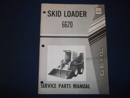 Gehl 6620 skid steer loader - skid,
