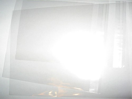 Cello bags for completed cards - for,