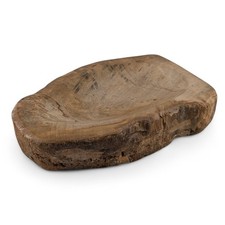 Petrified Wood Dish, Approx 20cm X 13cm X 4.5cm