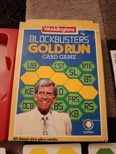 Blockbusters gold run card - run,