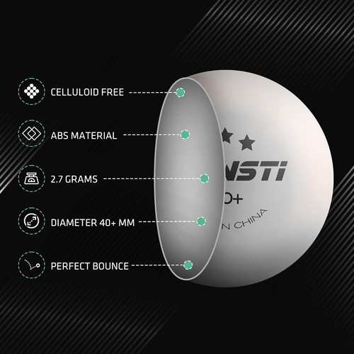 Table tennis balls 3 - table, 40+mm
