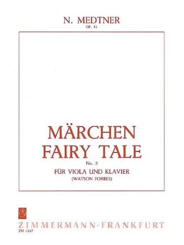 Fairy tales 3 viola and - op., 51/3
