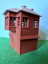 00 Gauge Train Railway Layout Signal Tower / Box for Station Unpainted