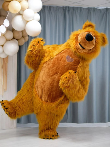 Giant inflatable bear mascot - inflatable,